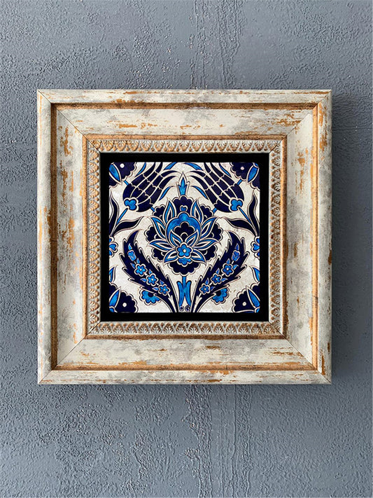 SINGLE FRAME NATURAL STONE WALL DECOR / CDD1-40-278 (WALL DECOR)