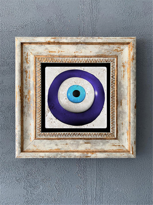 SINGLE FRAME NATURAL STONE WALL DECOR / CDD1-40-508 (WALL DECOR)