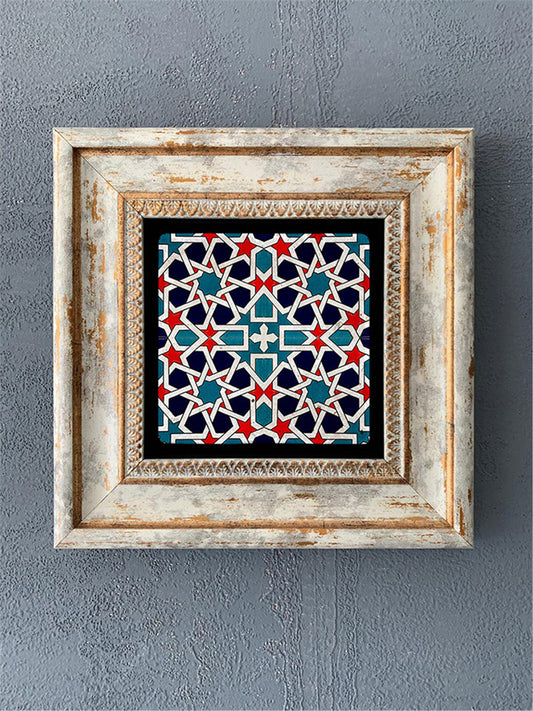 SINGLE FRAME NATURAL STONE WALL DECOR / CDD1-40-195 (WALL DECOR)