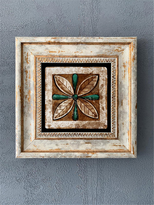 SINGLE FRAME NATURAL STONE WALL DECOR / CDD1-40-226 (WALL DECOR)