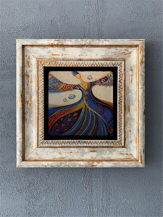 SINGLE FRAME NATURAL STONE WALL DECOR / CDD1-40-083 (WALL DECOR)