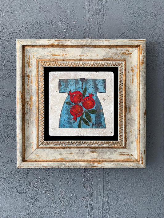 SINGLE FRAME NATURAL STONE WALL DECOR / CDD1-40-133 (WALL DECOR)