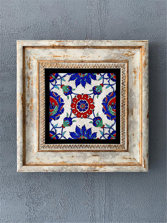 SINGLE FRAME NATURAL STONE WALL DECOR / CDD1-40-267 (WALL DECOR)