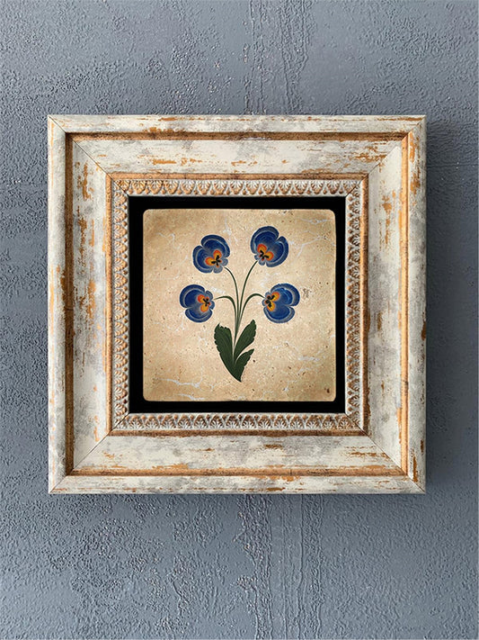 SINGLE FRAME NATURAL STONE WALL DECOR / CDD1-40-490 (WALL DECOR)