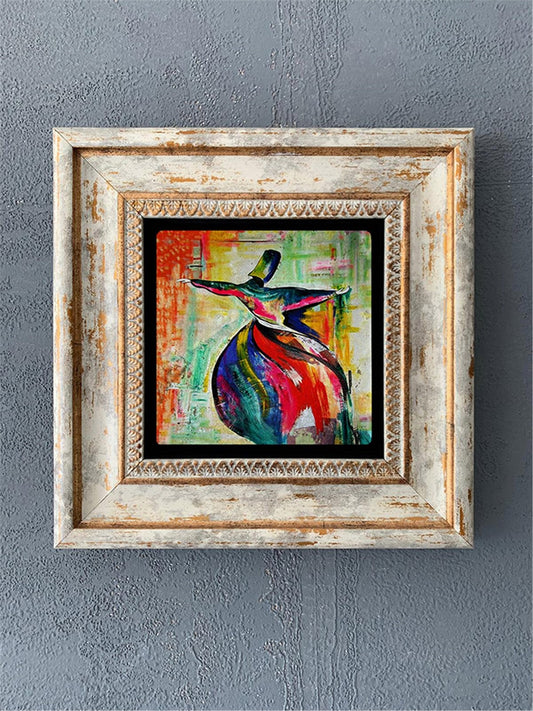 SINGLE FRAME NATURAL STONE WALL DECOR / CDD1-40-066 (WALL DECOR)