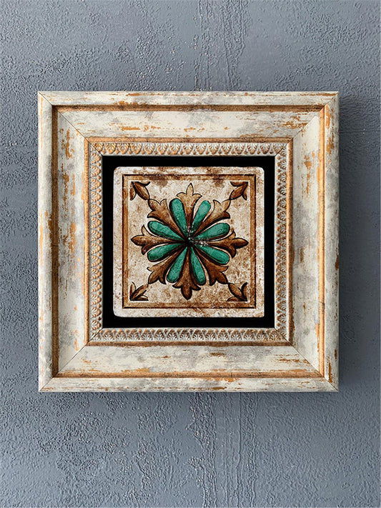 SINGLE FRAME NATURAL STONE WALL DECOR / CDD1-40-229 (WALL DECOR)