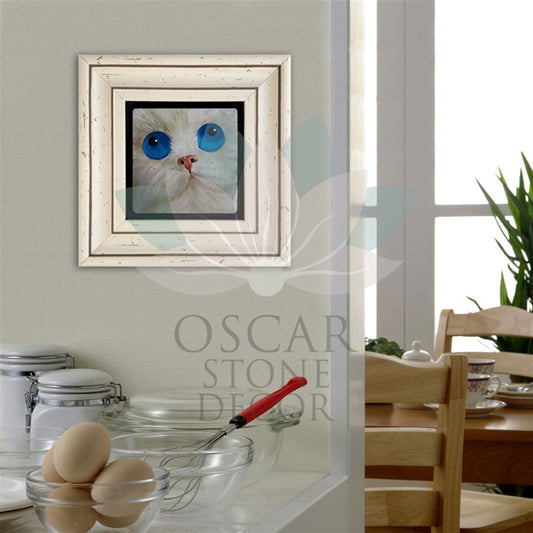 SINGLE FRAME NATURAL STONE WALL DECOR / CDD-30-045 (WALL DECOR)