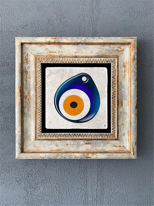 SINGLE FRAME NATURAL STONE WALL DECOR / CDD1-40-506 (WALL DECOR)
