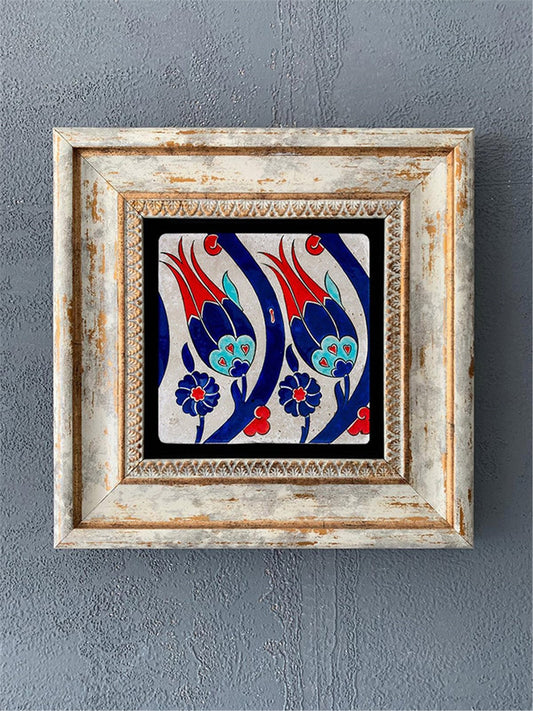 SINGLE FRAME NATURAL STONE WALL DECOR / CDD1-40-215 (WALL DECOR)