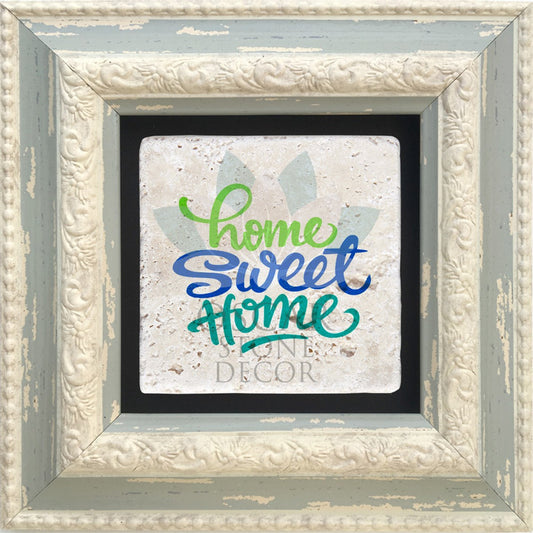 SINGLE FRAME NATURAL STONE WALL DECOR / CDD-10-073 (WALL DECOR)