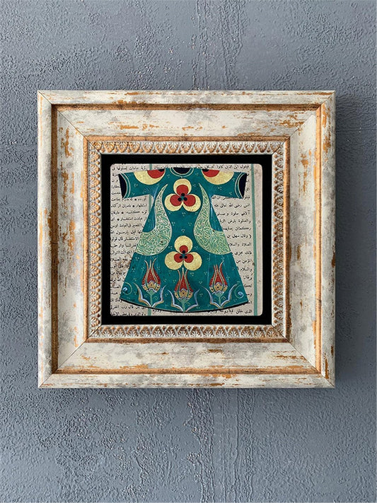 SINGLE FRAME NATURAL STONE WALL DECOR / CDD1-40-134 (WALL DECOR)