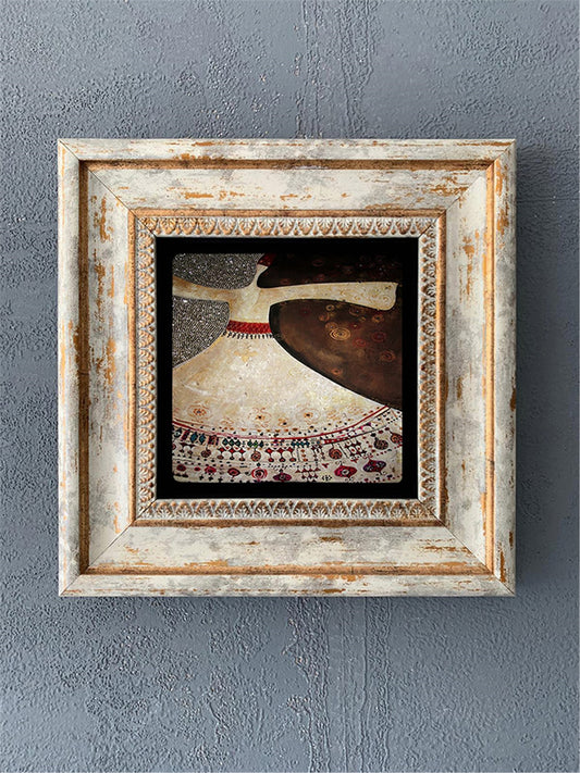 SINGLE FRAME NATURAL STONE WALL DECOR / CDD1-40-053 (WALL DECOR)