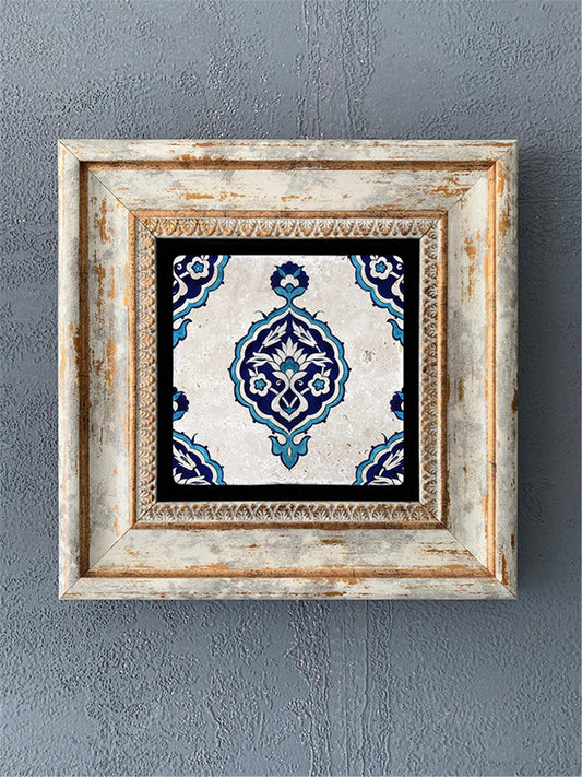 SINGLE FRAME NATURAL STONE WALL DECOR / CDD1-40-279 (WALL DECOR)