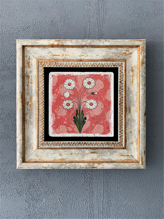 SINGLE FRAME NATURAL STONE WALL DECOR / CDD1-40-497 (WALL DECOR)