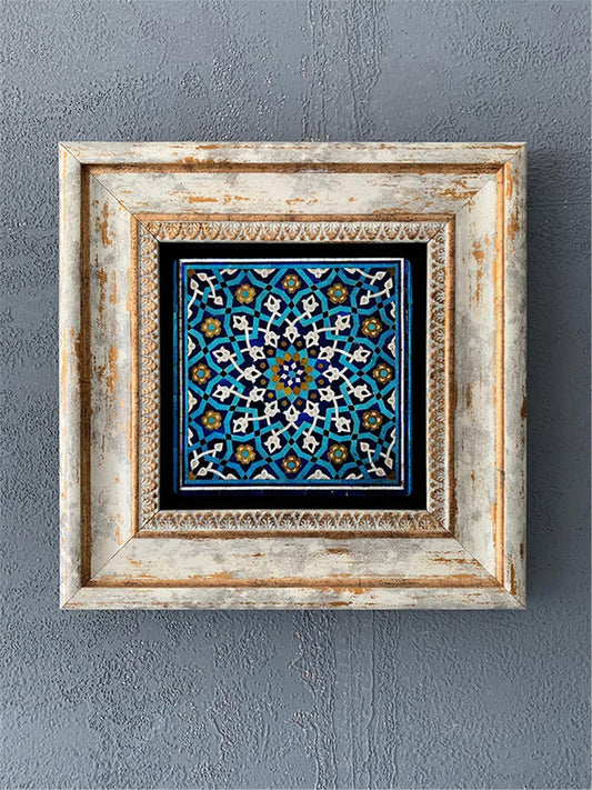 SINGLE FRAME NATURAL STONE WALL DECOR / CDD1-40-310 (WALL DECOR)