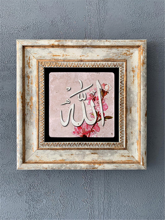 SINGLE FRAME NATURAL STONE WALL DECOR / CDD1-40-413 (WALL DECOR)