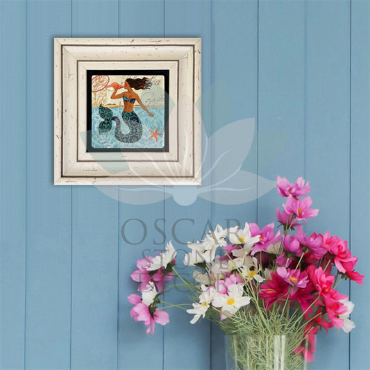 SINGLE FRAME NATURAL STONE WALL DECOR / CDD-30-103 (WALL DECOR)
