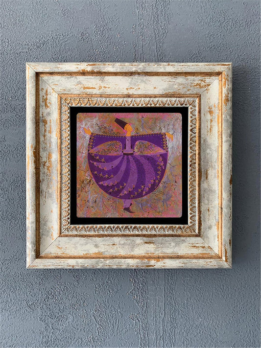 SINGLE FRAME NATURAL STONE WALL DECOR / CDD1-40-062 (WALL DECOR)