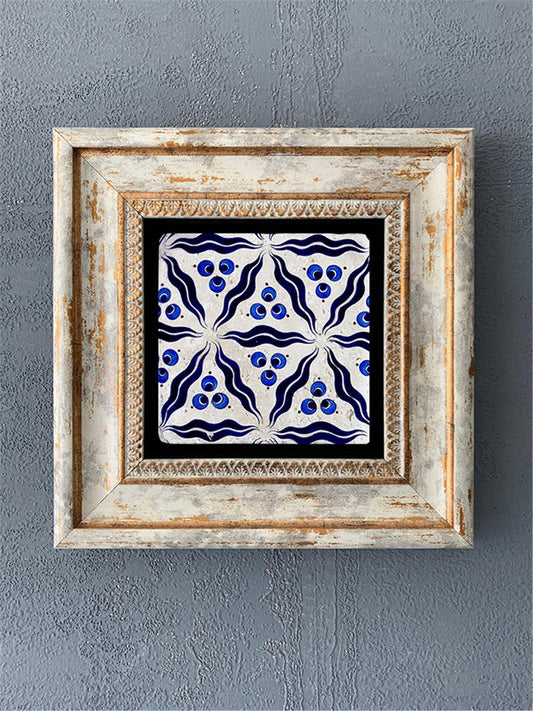 SINGLE FRAME NATURAL STONE WALL DECOR / CDD1-40-217 (WALL DECOR)