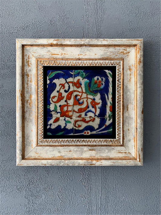 SINGLE FRAME NATURAL STONE WALL DECOR / CDD1-40-236 (WALL DECOR)