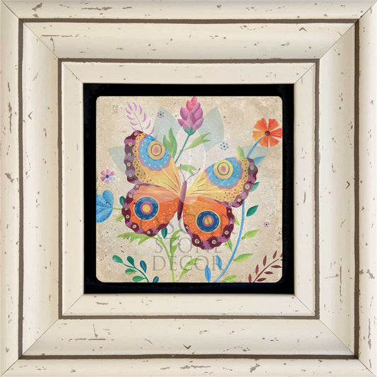 SINGLE FRAME NATURAL STONE WALL DECOR / CDD-30-011 (WALL DECOR)