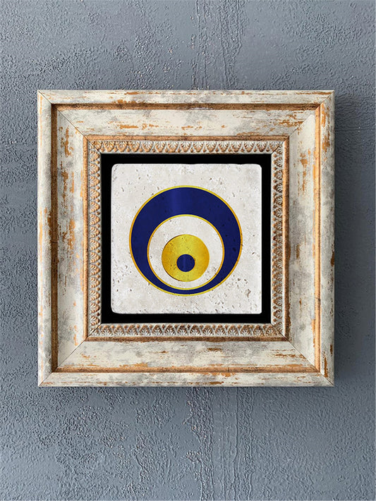 SINGLE FRAME NATURAL STONE WALL DECOR / CDD1-40-505 (WALL DECOR)