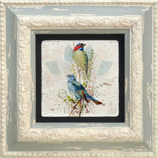 SINGLE FRAME NATURAL STONE WALL DECOR / CDD-10-099 (WALL DECOR)