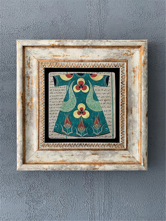 SINGLE FRAME NATURAL STONE WALL DECOR / CDD1-40-152 (WALL DECOR)