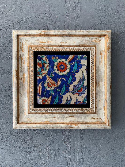 SINGLE FRAME NATURAL STONE WALL DECOR / CDD1-40-237 (WALL DECOR)