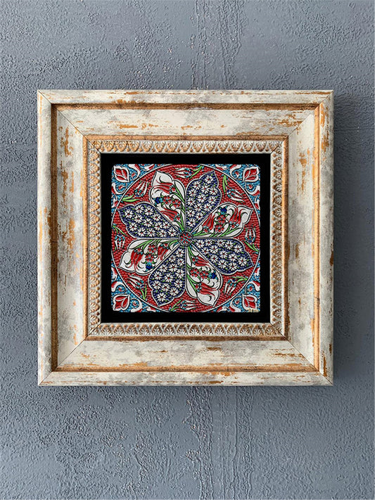 SINGLE FRAME NATURAL STONE WALL DECOR / CDD1-40-265 (WALL DECOR)