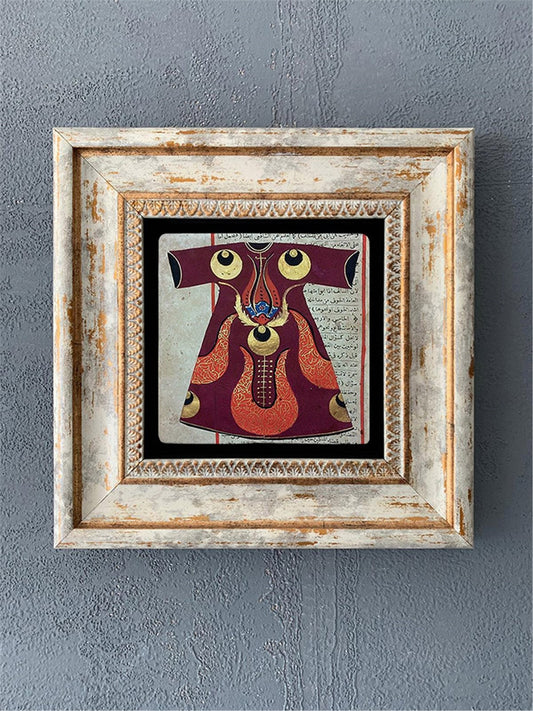 SINGLE FRAME NATURAL STONE WALL DECOR / CDD1-40-153 (WALL DECOR)