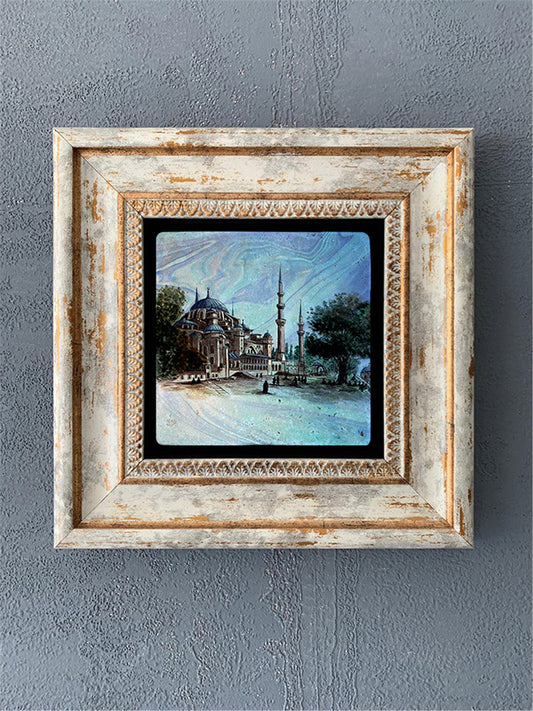 SINGLE FRAME NATURAL STONE WALL DECOR / CDD1-40-030 (WALL DECOR)