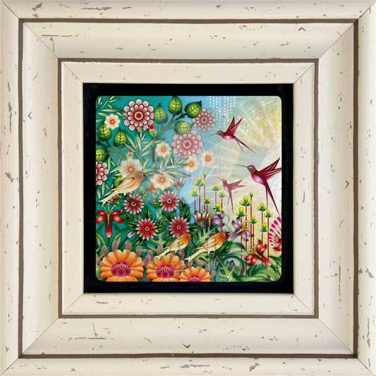 SINGLE FRAME NATURAL STONE WALL DECOR / CDD-30-007 (WALL DECOR)