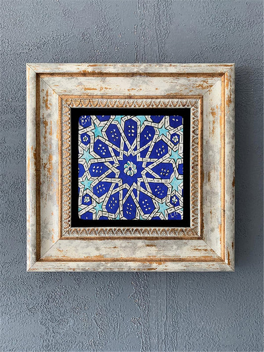SINGLE FRAME NATURAL STONE WALL DECOR / CDD1-40-209 (WALL DECOR)