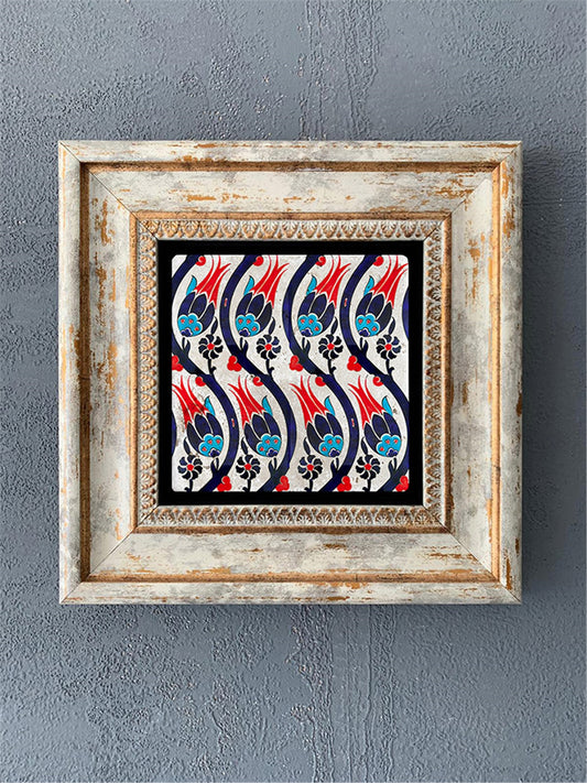 SINGLE FRAME NATURAL STONE WALL DECOR / CDD1-40-188 (WALL DECOR)
