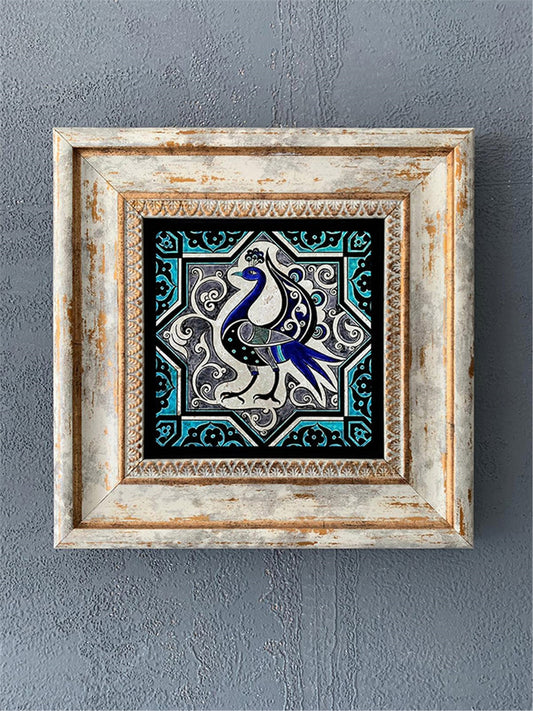SINGLE FRAME NATURAL STONE WALL DECOR / CDD1-40-276 (WALL DECOR)