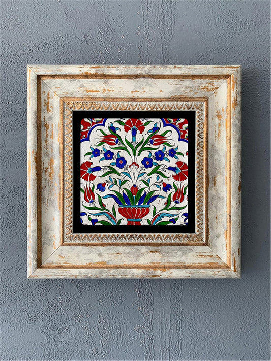 SINGLE FRAME NATURAL STONE WALL DECOR / CDD1-40-201 (WALL DECOR)
