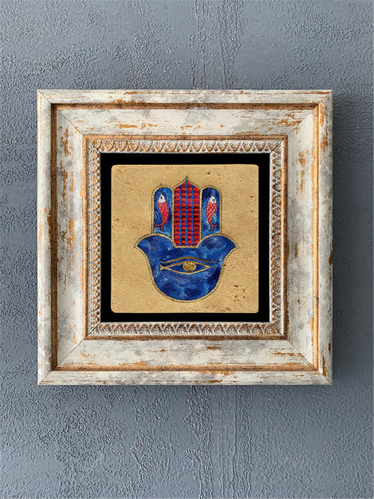 SINGLE FRAME NATURAL STONE WALL DECOR / CDD1-40-110 (WALL DECOR)