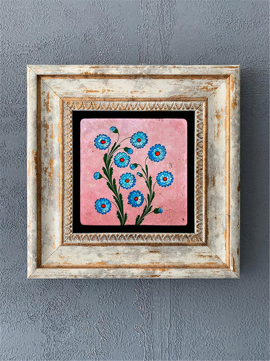 SINGLE FRAME NATURAL STONE WALL DECOR / CDD1-40-483 (WALL DECOR)