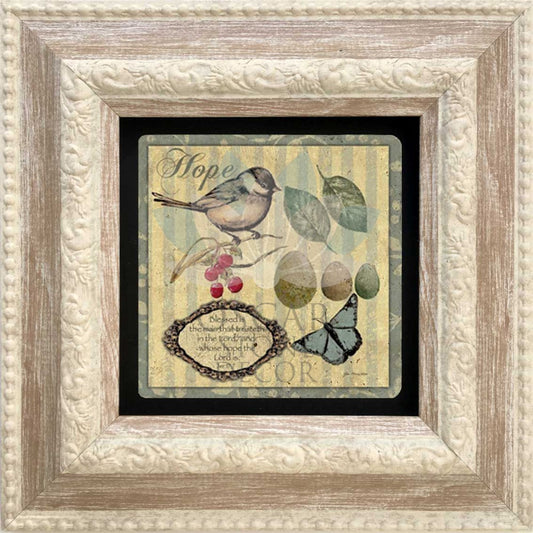SINGLE FRAME NATURAL STONE WALL DECOR / CDD-20-064 (WALL DECOR)