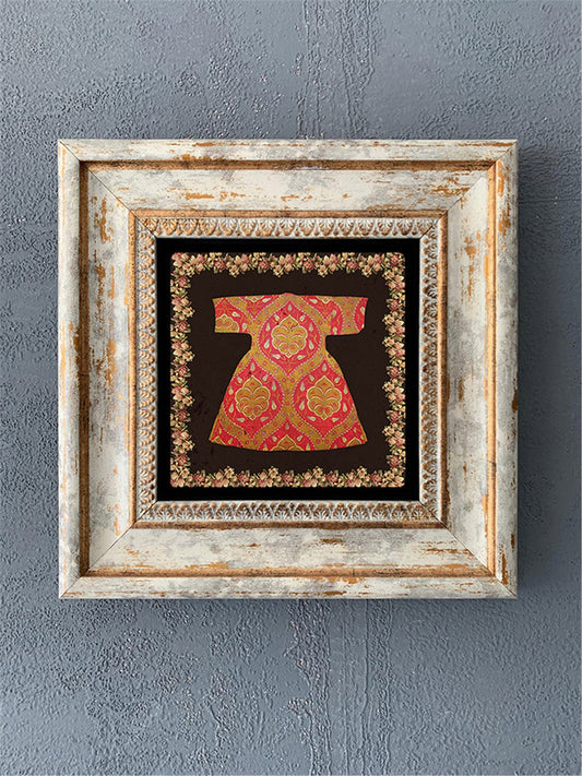 SINGLE FRAME NATURAL STONE WALL DECOR / CDD1-40-158 (WALL DECOR)