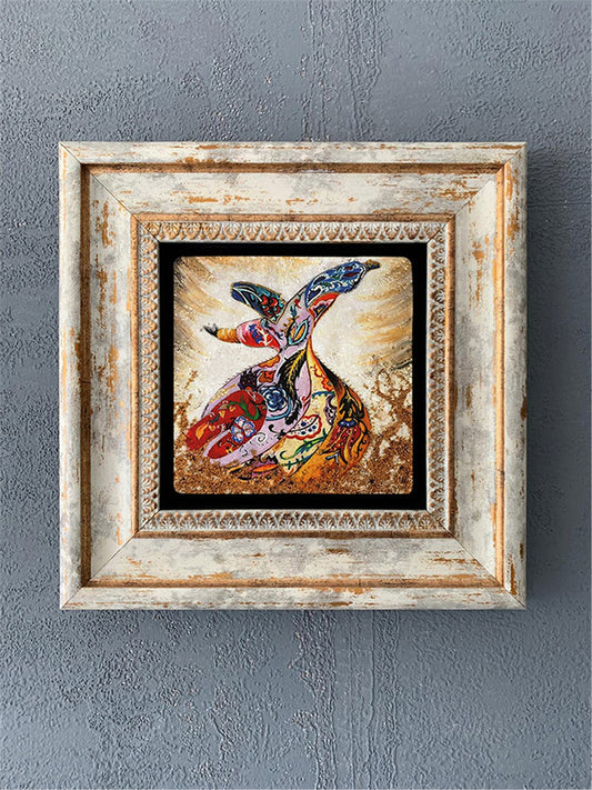 SINGLE FRAME NATURAL STONE WALL DECOR / CDD1-40-060 (WALL DECOR)