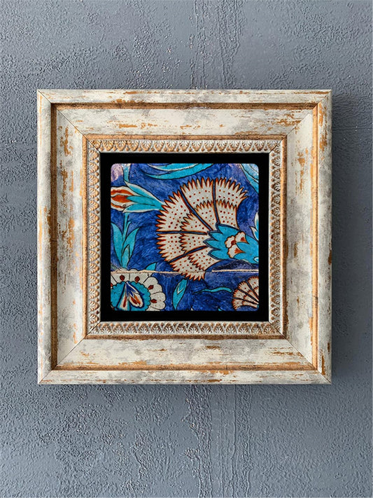 SINGLE FRAME NATURAL STONE WALL DECOR / CDD1-40-235 (WALL DECOR)