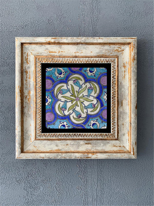 SINGLE FRAME NATURAL STONE WALL DECOR / CDD1-40-255 (WALL DECOR)