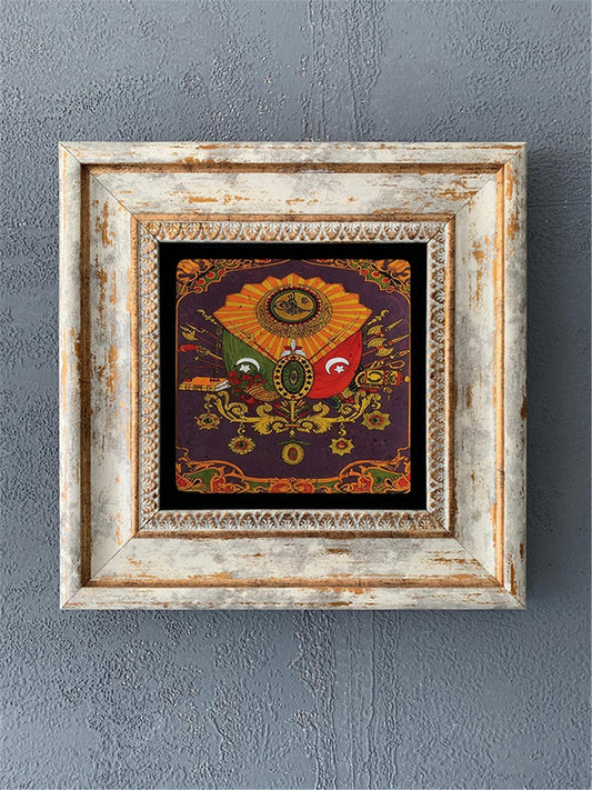 SINGLE FRAME NATURAL STONE WALL DECOR / CDD1-40-135 (WALL DECOR)