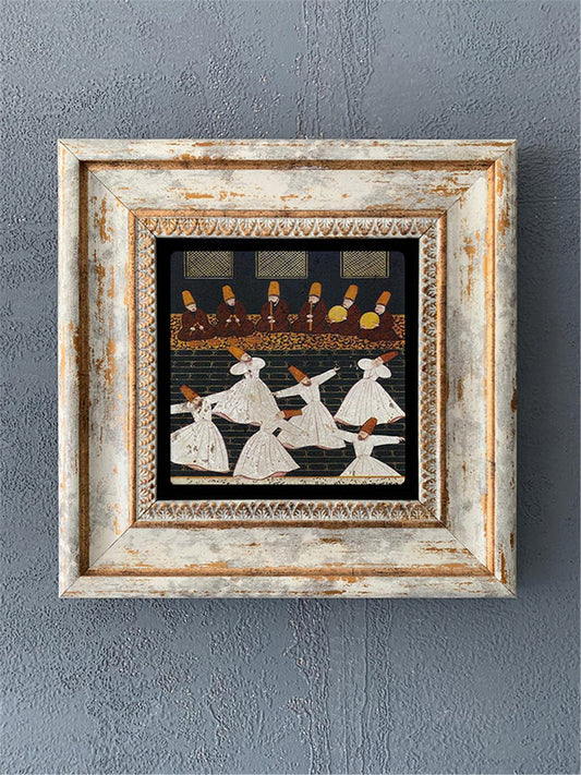 SINGLE FRAME NATURAL STONE WALL DECOR / CDD1-40-094 (WALL DECOR)
