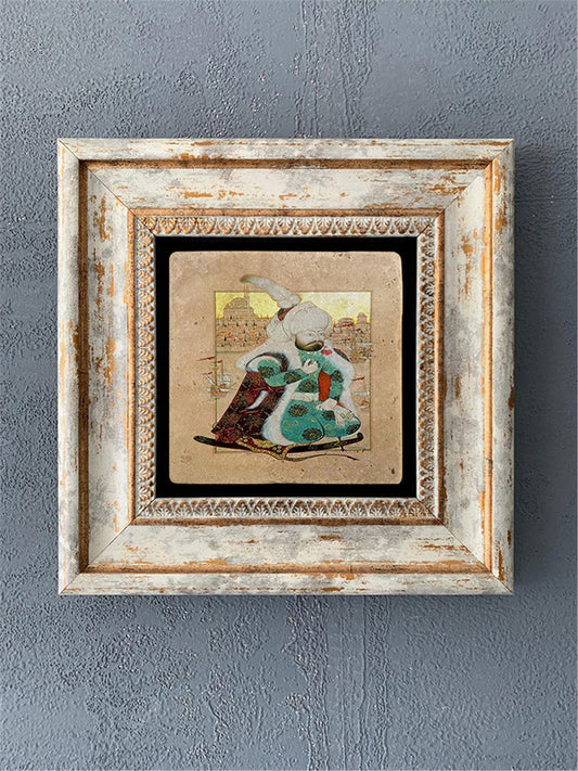 SINGLE FRAME NATURAL STONE WALL DECOR / CDD1-40-140 (WALL DECOR)