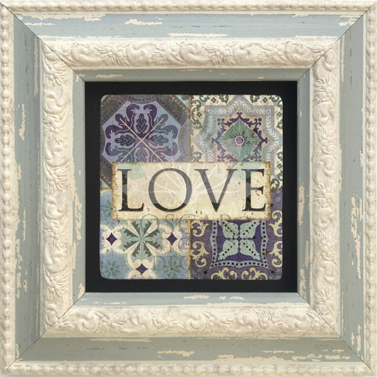 SINGLE FRAME NATURAL STONE WALL DECOR / CDD-10-062 (WALL DECOR)
