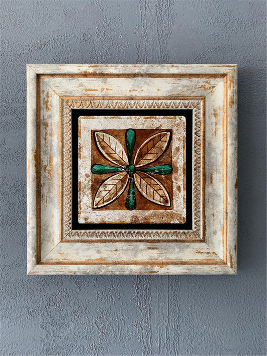 SINGLE FRAME NATURAL STONE WALL DECOR / CDD1-40-228 (WALL DECOR)
