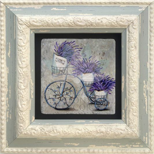 SINGLE FRAME NATURAL STONE WALL DECOR / CDD-10-067 (WALL DECOR)